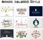 Feelfine Christmas Cards, 50 Packs Christmas Cards Boxed with Envelopes, 4.2 x 5.5 Inches Blank Greeting Cards Bulk, Modern Christmas Cards Merry Christmas (25 Funny Designs) - Image 7